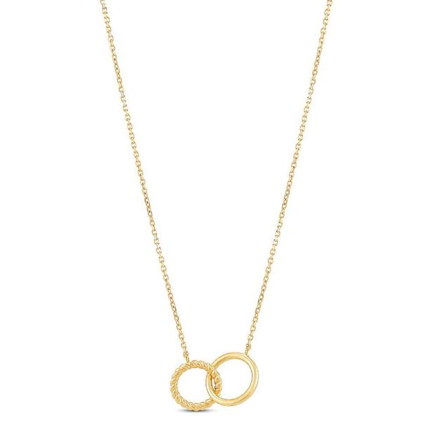 Picture of Double Open Circle Necklace